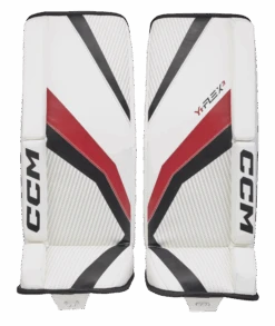 CCM YTFLEX 3 Youth Goalie Pads 6 CCM YTFLEX 3 Youth Goalie Pads -Ccm GPYFX3 WHTBKRD 01